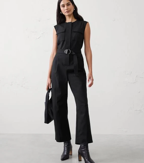 jumpsuit Women's Utility Sateen Jumpsuit Banana Republic Factory $90