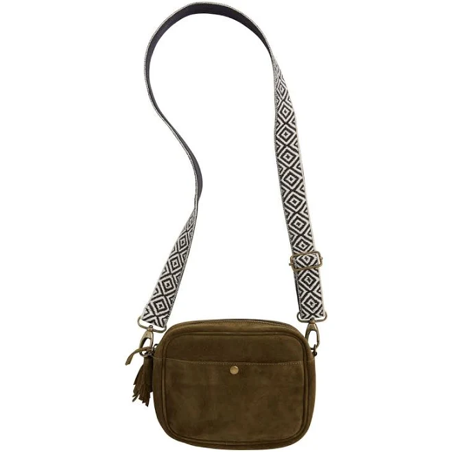 bag World Market Suede Crossbody Bag with Interchangeable Strap World Market $44.99