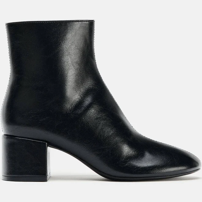 shoes Zara Block Heel Ankle Boots Zara USA $59.9