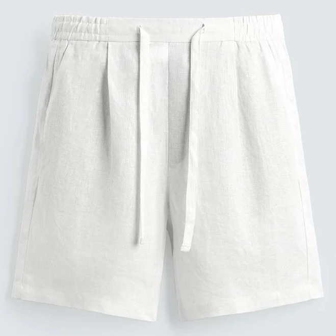matching set Zara Men's Relaxed Fit Linen Shorts Zara USA $59.9