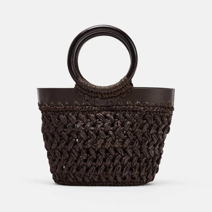 bag Zara Mini Raffia Basket Bag Zara USA $59.9