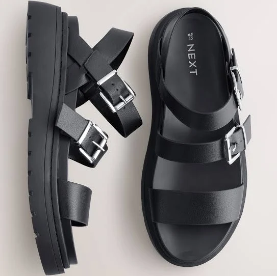 Women's Chunky Buckled Sandals