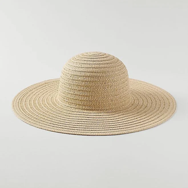 Ann Taylor Women's Weekend Straw Wide Brim Hat