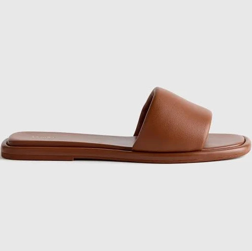 Quince Women's Italian Leather Slide Sandal