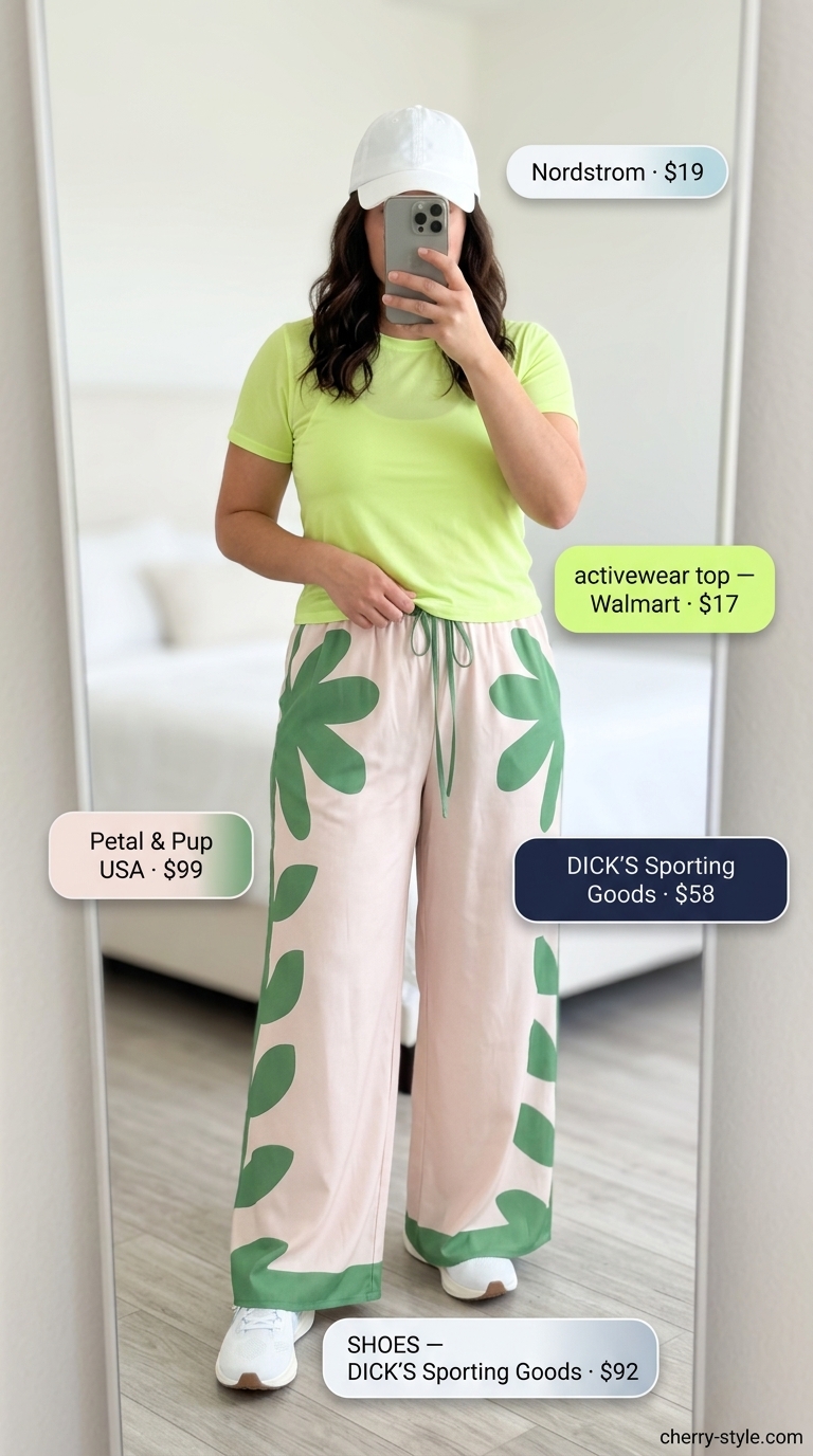 Sunny yellow matching set activewear for women 2026: tee, running shorts for outdoor runs.