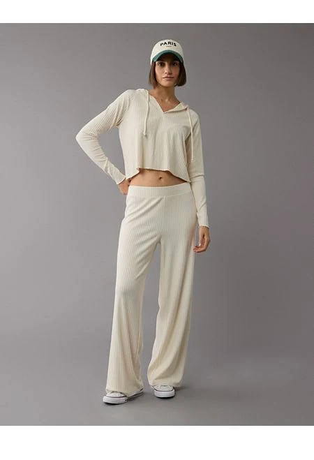 pants AE Women's High-Waisted Knit Lounge Pant American Eagle Outfitters $19.98