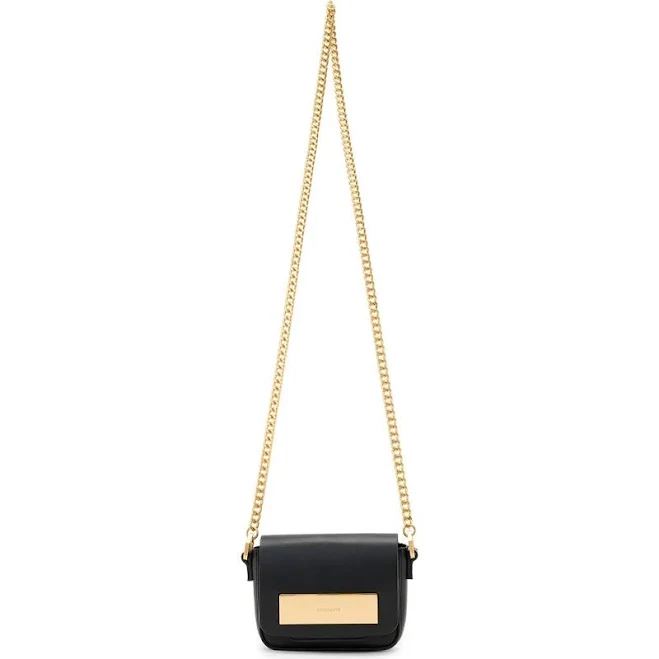 bag Allsaints Etta Leather Chain Crossbody Bag Nordstrom $219