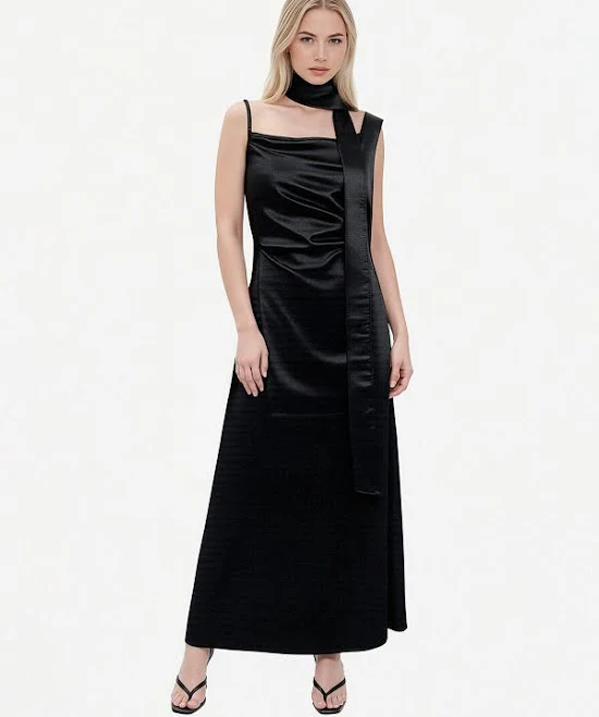 dress ASOBIO Satin Cowl Midi Dress Asobio $119