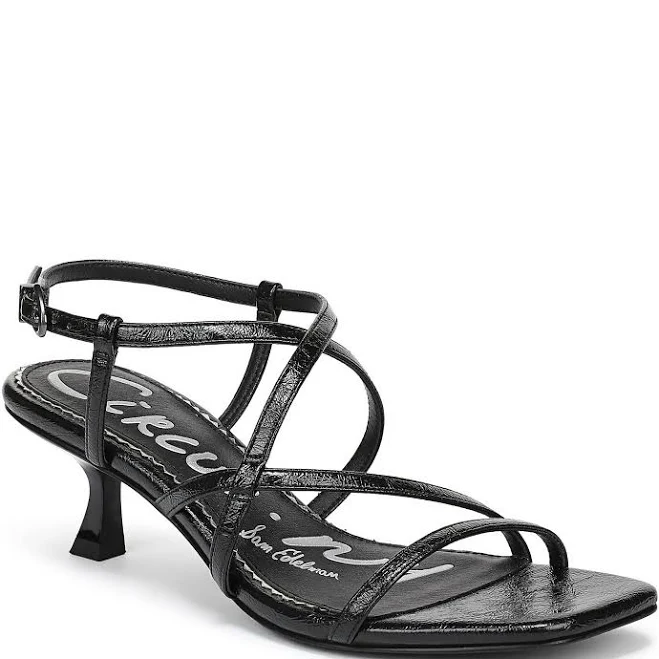 shoes Circus NY Jasmine Kitten Heel Sandals Dillard's $99.99