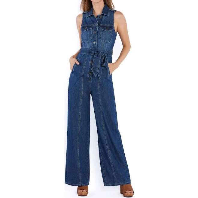 jumpsuit Denim Jumpsuit with Tie Waist Nordstrom $168