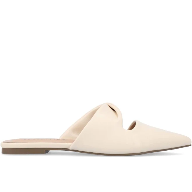 shoes ENNISS Women's Vegan Leather Mule Flats DSW $49.99