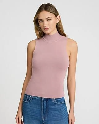 top Express Women's Fitted Mock Neck Sweater Express $40.6