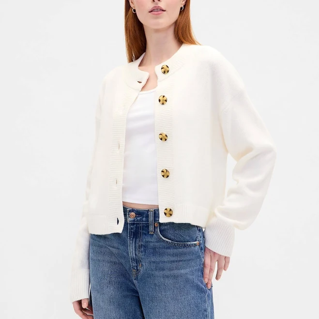 accessory Gap Women's Cashsoft Oversized Chunky Cardigan Gap $34.99