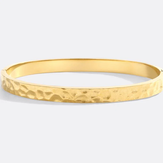 accessory Hammered Gold Cuff Bracelet Mint & Lily $29