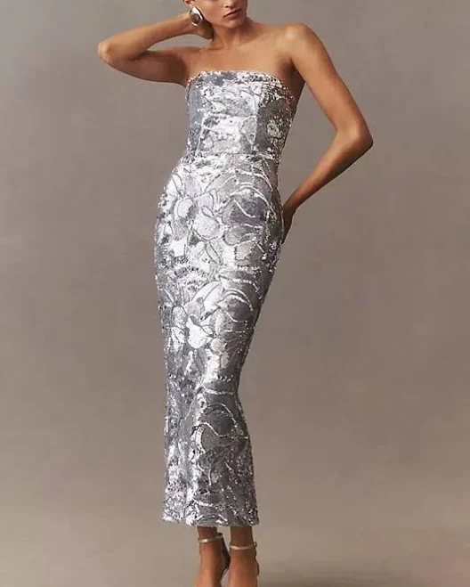 dress Helsi Women's Leslie Strapless Sequin Gown ModeSens $495