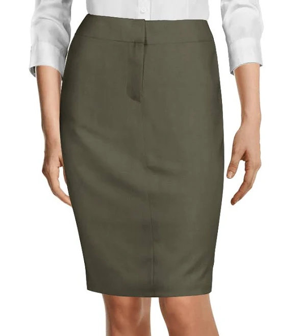 skirt High-Waisted Linen-Cotton Pencil Skirt Sumissura $149