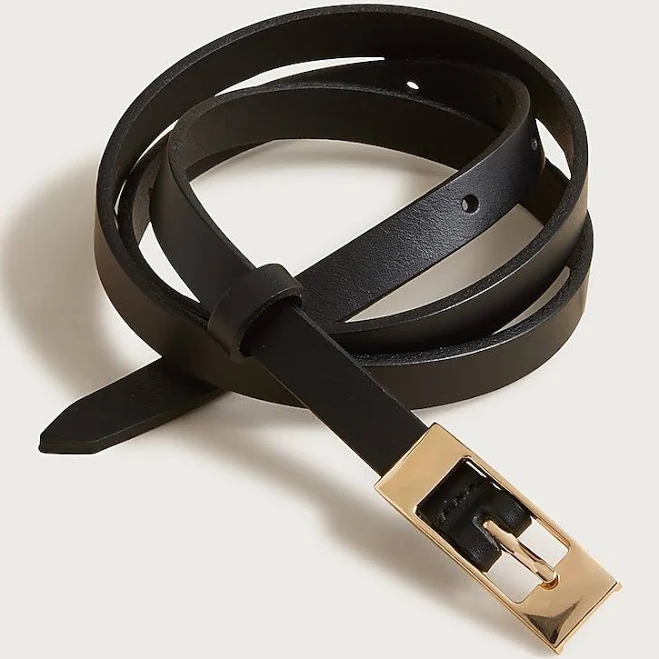 accessory J.Crew Women's Skinny Italian Leather Belt J.Crew $34.5