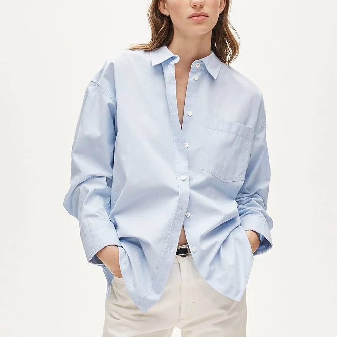 top J.Crew Women's Étienne Oversized Oxford Shirt J.Crew $74.5
