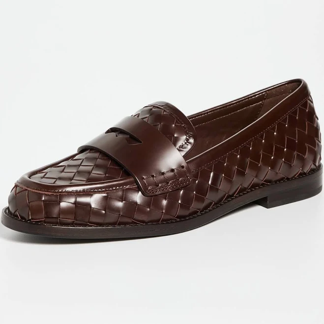 loafers Loeffler Randall Women's Rachel Woven Leather Loafers Shopbop $350