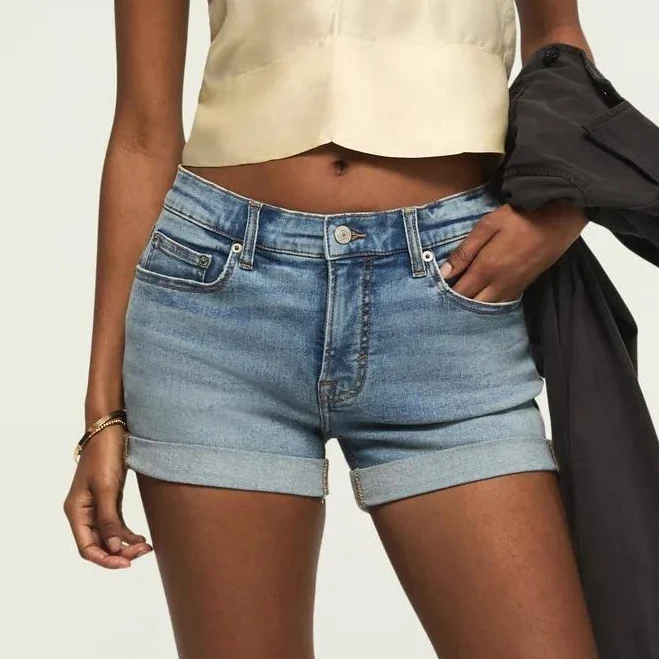 shorts Lucky Brand Women's Ava Mid-Rise Denim Shorts Lucky Brand $41.65