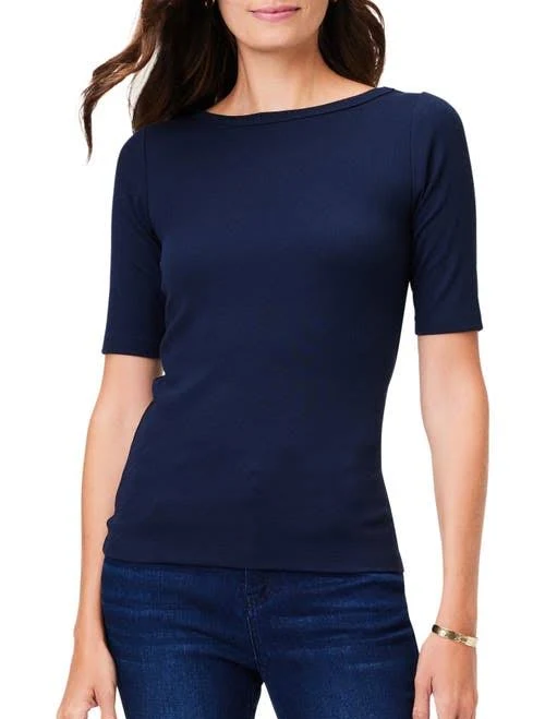 matching set NIC+ZOE Perfect Boat Neck Rib Top Nordstrom $68
