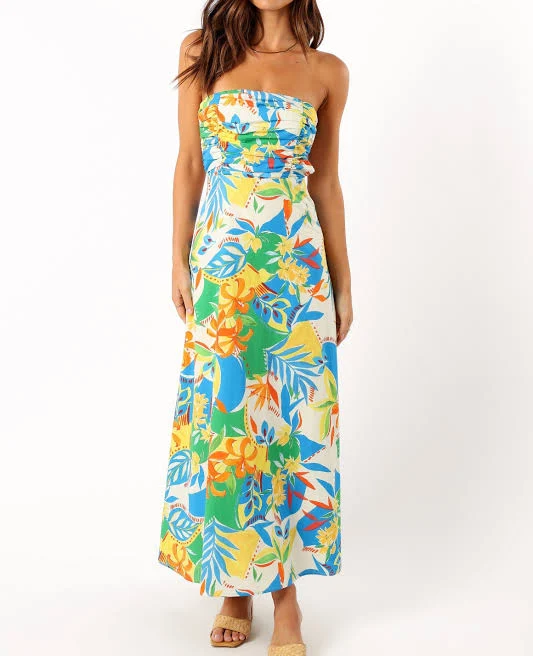 dress PETAL & PUP Harriet Strapless Midi Dress Petal & Pup USA $92.97