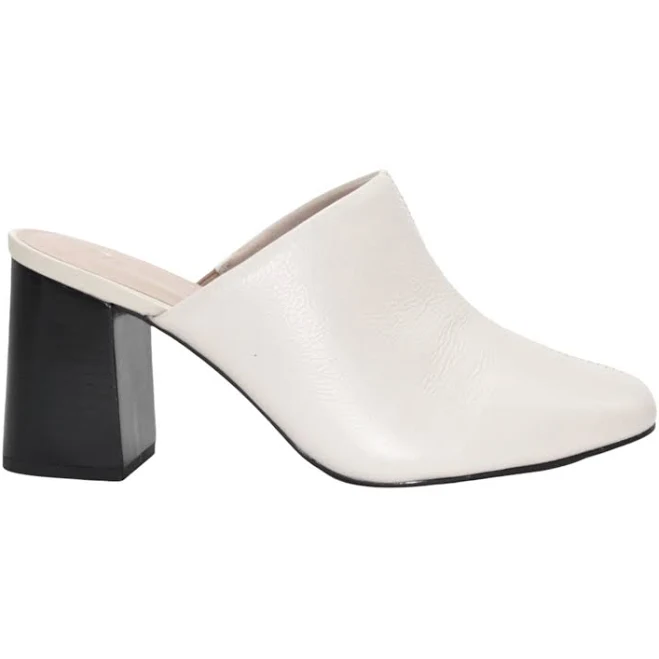 shoes Pointed Leather Heeled Mules Julia & Santos $109