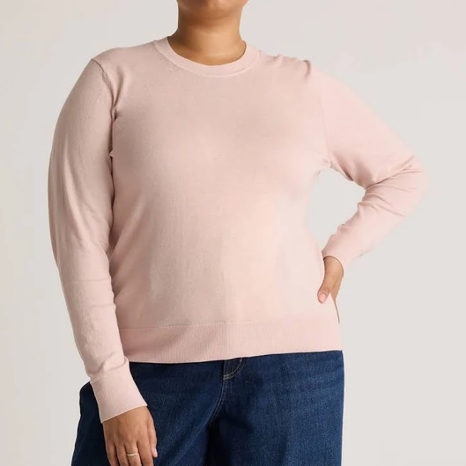 top Quince Women's Organic Cotton Cashmere Sweater Quince $29.9