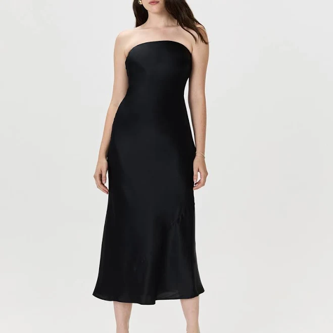 dress Quince Women's Strapless Mulberry Silk Midi Dress Quince $129.9
