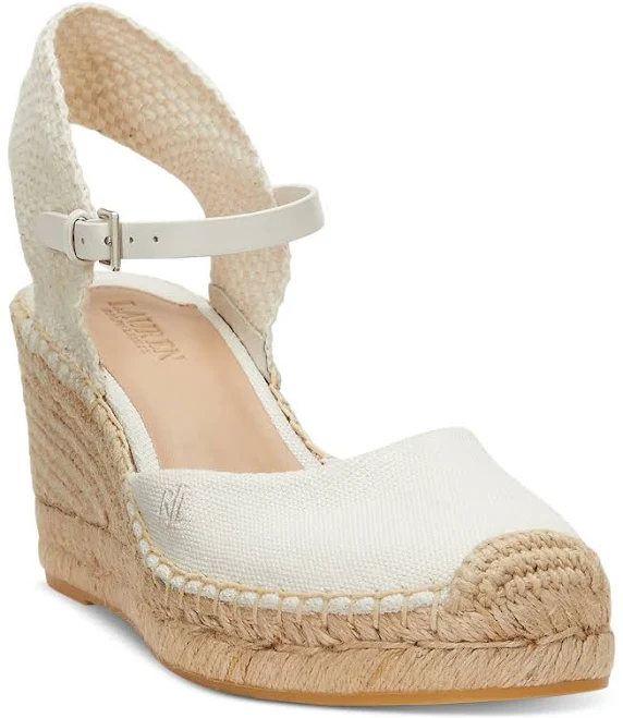shoes Ralph Lauren Women's Robby Canvas & Jute Espadrille Macy's $155