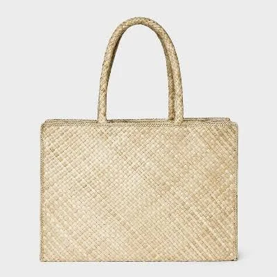 bag Straw Weave XL Tote Bag Target $22.4