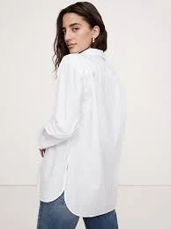 top The Oversized Shirt in Cotton Poplin gap.com $74.99