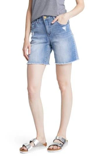 shorts Wit & Wisdom Women's Frayed High Waist Denim Shorts Nordstrom Rack $39.97