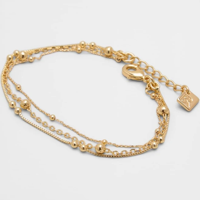 accessory Women's Delicate Layered Gold Bracelet Banana Republic Factory $18