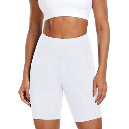 shorts Women's High Waist Yoga Shorts with Pockets Walmart - Neleus $14.79