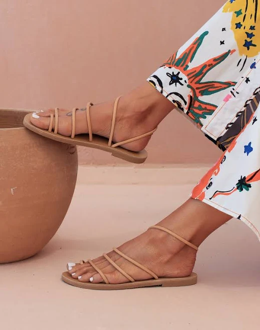 shoes Women's Leather sandals Thin-Strap Strappy Etsy - GreekLeatherLab $81.31