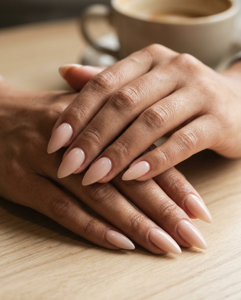 Playful lime green micro French stiletto nails for casual weekends and daily wear. Stiletto summer nails 2026.
