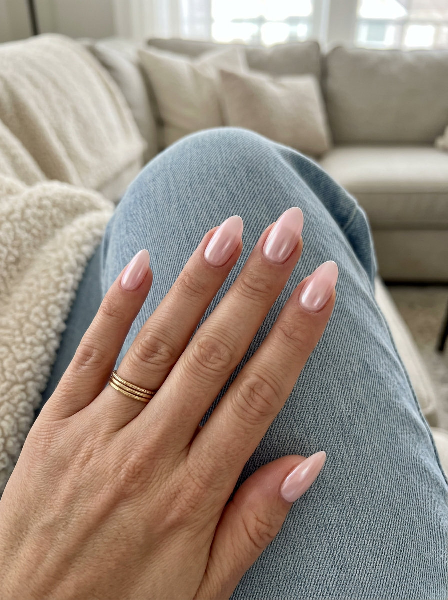Whimsical rainbow cloud aura nails for summer nail manicure ideas 2026. Pastel gradient with velvet matte finish on medium oval nails.