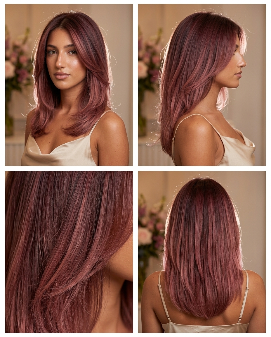 long velvet rose color melt with pink undertones, soft diffused blend for summer 2026